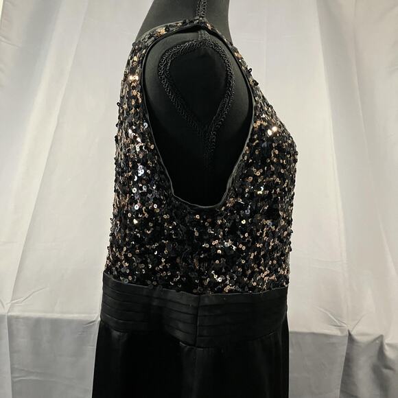 Forever 21 Plus Dress Womens 2X Black Sequin One Shoulder Formal Party Gown - Picture 6 of 12